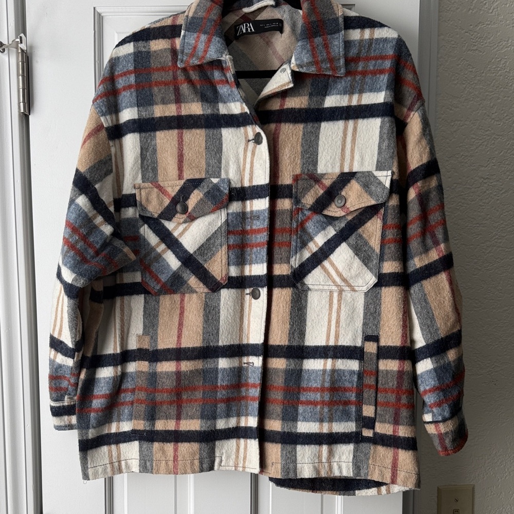 Zara Plaid Jacket